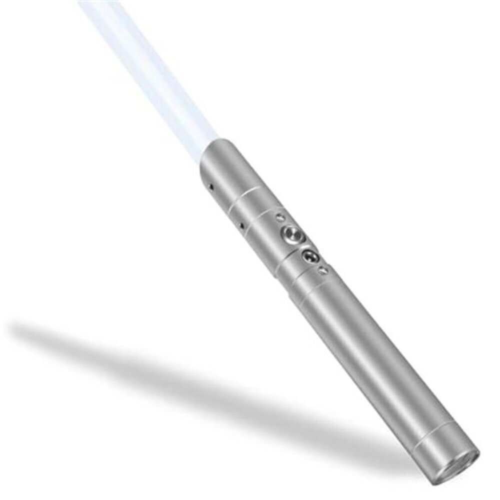 LED Dueling Lightsaber 38in RGB Metal Hilt Rechargeable